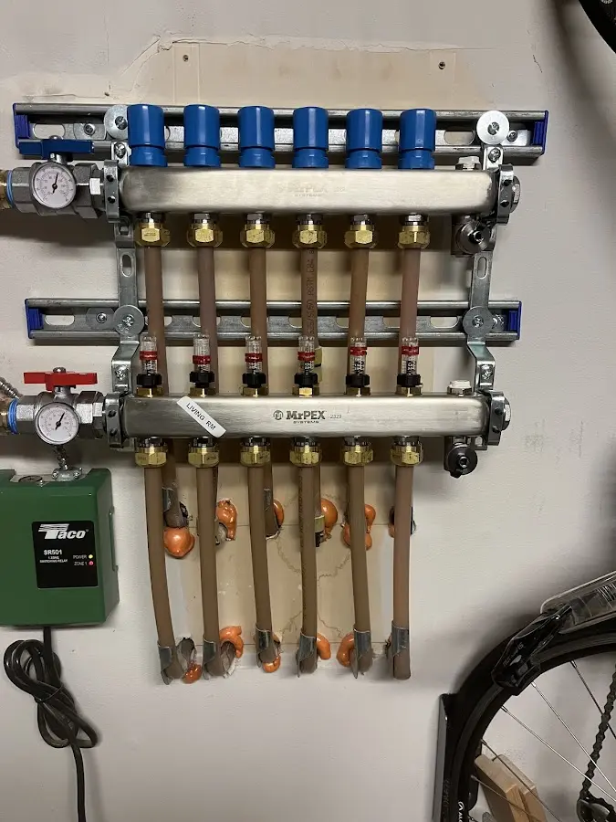 Plumber performing Leak Detection at a residential property in Woodside